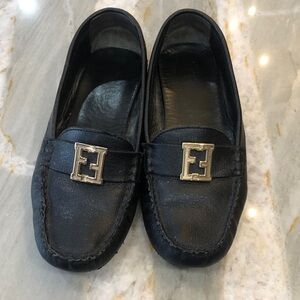 Black Leather Loafers